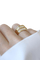 53 Bague jonc en or jaune et diamants 58 Facettes