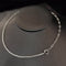 AITCHES Disco - Collier tennis en or blanc et diamants 58 Facettes GPD1032WG