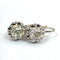 Boucles d'oreilles en or 18 kt et diamants taille ancienne 58 Facettes 450/26 A