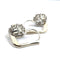 Boucles d'oreilles en or 18 kt et diamants taille ancienne 58 Facettes 450/26 A