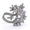 Broche vintage en platine et diamants 58 Facettes SP83 '(00769)