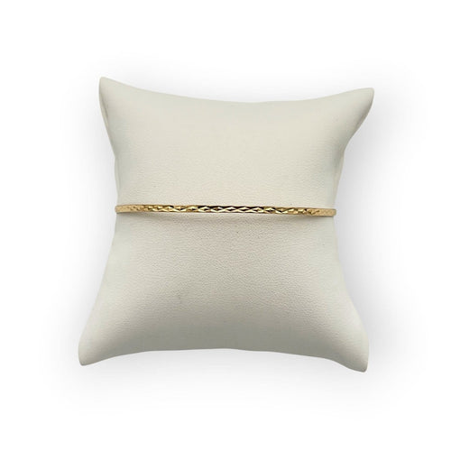 Bracelet Jonc - Bracelet ciselé en or jaune 750 58 Facettes 149068643
