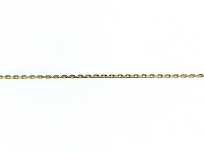 Chaîne maille forçat en or jaune 58 Facettes 1792360