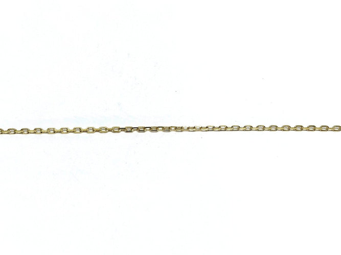 Chaîne maille forçat en or jaune 58 Facettes 1792360