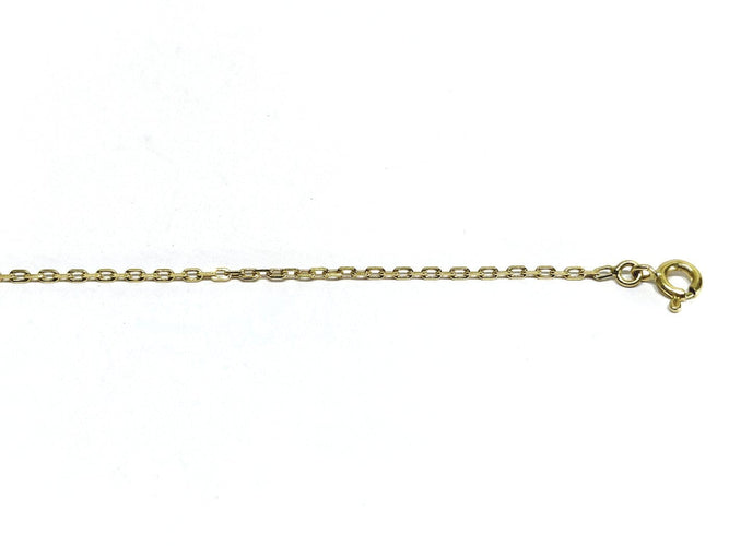 Chaîne maille forçat en or jaune 58 Facettes 1792360