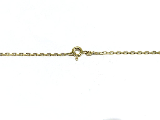 Chaîne maille forçat en or jaune 58 Facettes 1792360