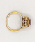 Bague 50 Bague marquise en or jaune, rubis et diamants 58 Facettes 240