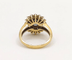 Bague 53.5 Bague pompadour en or jaune avec saphir et diamants 58 Facettes 241