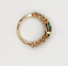 Bague 54 Bague en or jaune 18K avec émeraudes et diamants 58 Facettes 242
