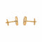 Boucles d'oreilles puces en or jaune et diamants 58 Facettes 5759890CN