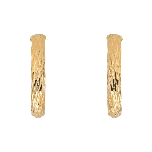 Créoles - Boucles d'oreilles en or jaune 58 Facettes 5774081CN