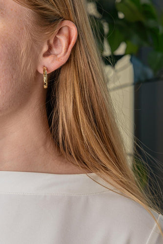 Créoles - Boucles d'oreilles en or jaune 58 Facettes 5774081CN