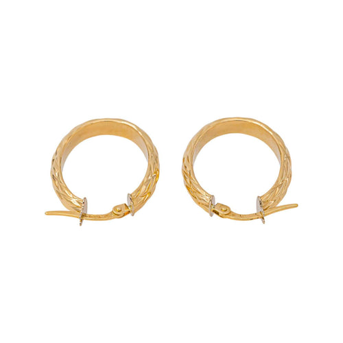 Créoles - Boucles d'oreilles en or jaune 58 Facettes 5774081CN