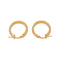 Créoles - Boucles d'oreilles en or jaune 58 Facettes 5774081CN