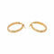Créoles - Boucles d'oreilles en or jaune 58 Facettes 5774081CN