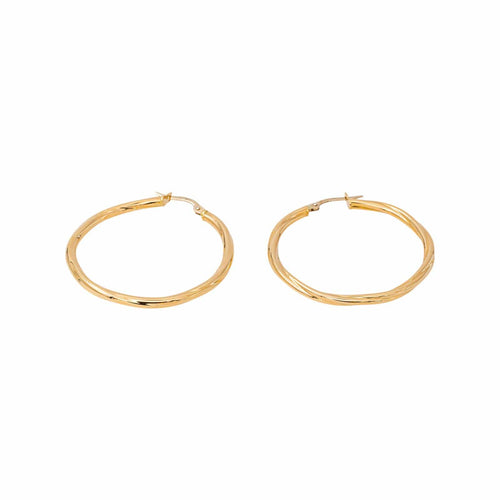 Créoles - Boucles d'oreilles en or jaune 58 Facettes 5713272CN