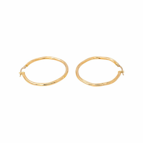 Créoles - Boucles d'oreilles en or jaune 58 Facettes 5713272CN