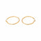 Créoles - Boucles d'oreilles en or jaune 58 Facettes 5713272CN