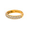 56 Boucheron Amour - Bague demi-alliance en or jaune et diamants 58 Facettes 5623367CN