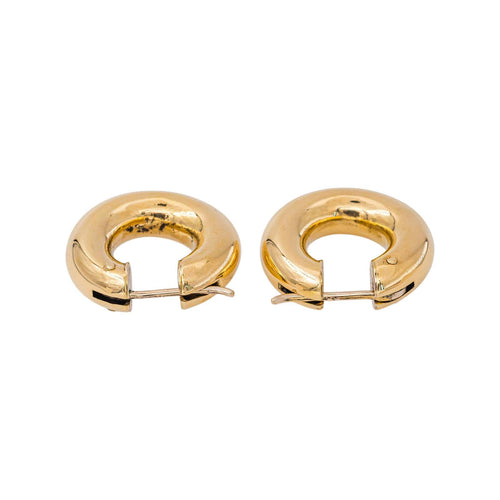 Boucles d'oreilles créoles en or jaune 58 Facettes 5774552CN