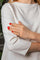 49 Ginette NY - Bague alliance Be My White Domed Band en or blanc 58 Facettes 5753221CN