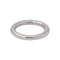 49 Ginette NY - Bague alliance Be My White Domed Band en or blanc 58 Facettes 5753221CN