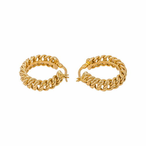 Boucles d'oreilles maille américaine en or jaune 58 Facettes 5750070CN