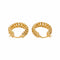 Boucles d'oreilles maille américaine en or jaune 58 Facettes 5750070CN