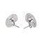 Boucles d'oreilles en or blanc et diamants 58 Facettes 5137752CN