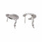 Boucles d'oreilles en or blanc et diamants 58 Facettes 5137752CN