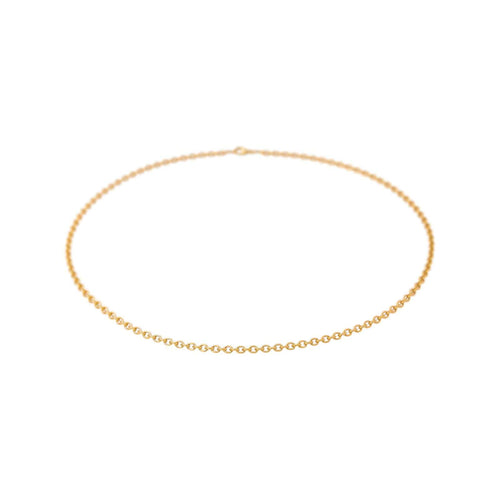 Collier maille forçat en or jaune 58 Facettes 5744231CN