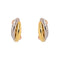 Cartier Trinity - Boucles d'oreilles créoles en ors jaune, rose et blanc 58 Facettes 5786995CN