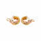 Cartier Trinity - Boucles d'oreilles créoles en ors jaune, rose et blanc 58 Facettes 5786995CN