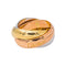 52 Cartier Trinity - Bague en or jaune, or rose et or blanc 58 Facettes 5774434CN