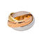 52 Cartier Trinity - Bague en or jaune, or rose et or blanc 58 Facettes 5774434CN