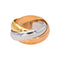 52 Cartier Trinity - Bague en or jaune, or rose et or blanc 58 Facettes 5774434CN