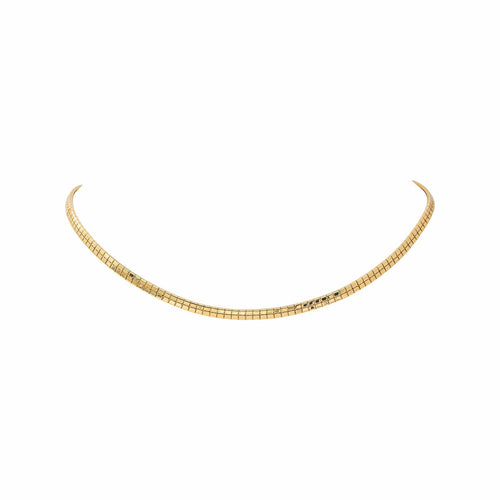 Collier maille oméga en or jaune 58 Facettes 5408458CN