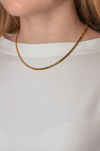 Collier maille oméga en or jaune 58 Facettes 5408458CN