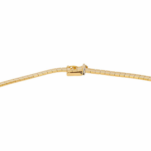 Collier maille oméga en or jaune 58 Facettes 5408458CN