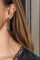 Boucles d'oreilles pendantes en or jaune et malachites 58 Facettes 5202326CN