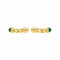 Boucles d'oreilles pendantes en or jaune et malachites 58 Facettes 5202326CN