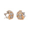 Boucles d'oreilles en or rose et blanc et diamants 58 Facettes 5348119CN