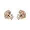 Boucles d'oreilles en or rose et blanc et diamants 58 Facettes 5348119CN