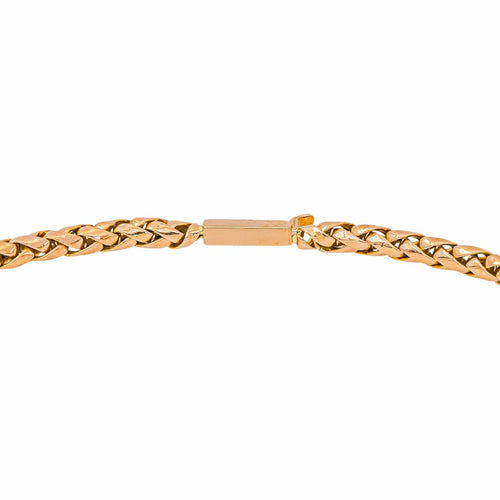 Collier maille tressée en or rose 58 Facettes 5778378CN