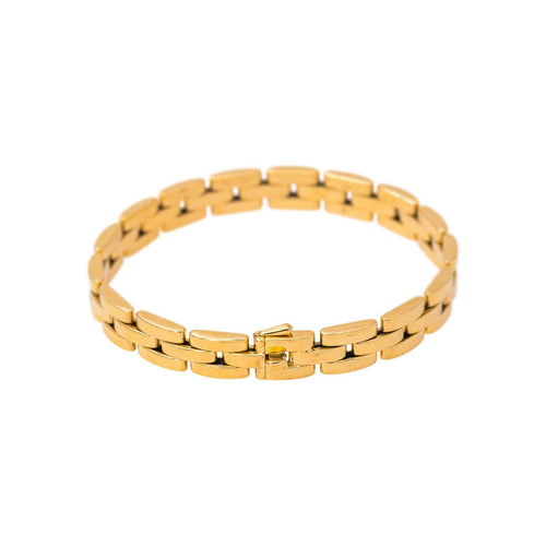 Bracelet maille Grain de riz en or jaune 58 Facettes 5568996CN