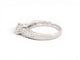 53 Bague solitaire en or blanc 18k et diamants 58 Facettes 275909