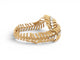 Boucheron Plume de Paon - Bracelet en or jaune et diamants 58 Facettes 275834
