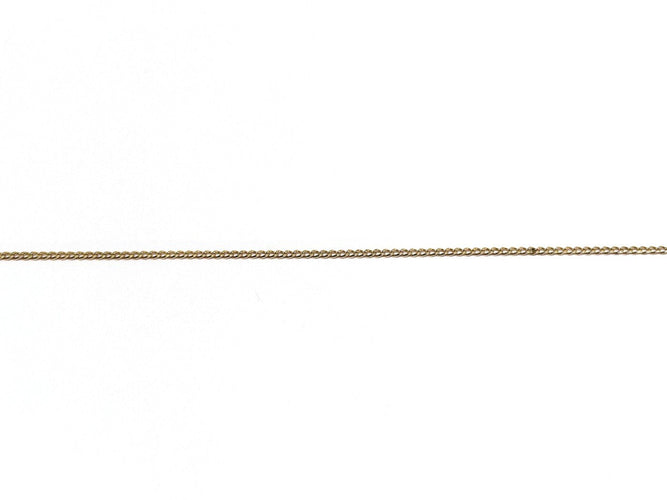 Chaîne gourmette 52 cm en or rose 18 carats 58 Facettes 1792421