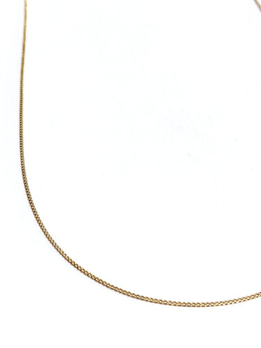 Chaîne gourmette 52 cm en or rose 18 carats 58 Facettes 1792421