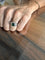 51.5 Art déco - Bague en or blanc et tourmaline verte 58 Facettes 1792426